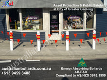 Load image into Gallery viewer, OUTDOOR DINING PROTECTION- ENERGY ABSORBING BOLLARDS