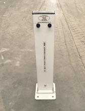 Load image into Gallery viewer, Fold Down Bollards - Key Lockable - base plated bollards, bollards, collapsible bollards, fixed bollards, fold down bollards, lockable bollards, parking bollards, surface mount bollards - Australian Bollards