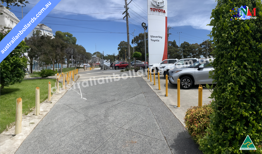 Bollard Installation Boosts Security at Waverley Toyota