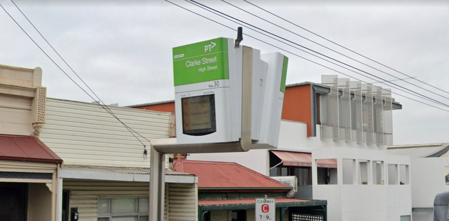 Public Safety and Traffic Control: Tram Stop 30 – Clarke St/High St, Northcote