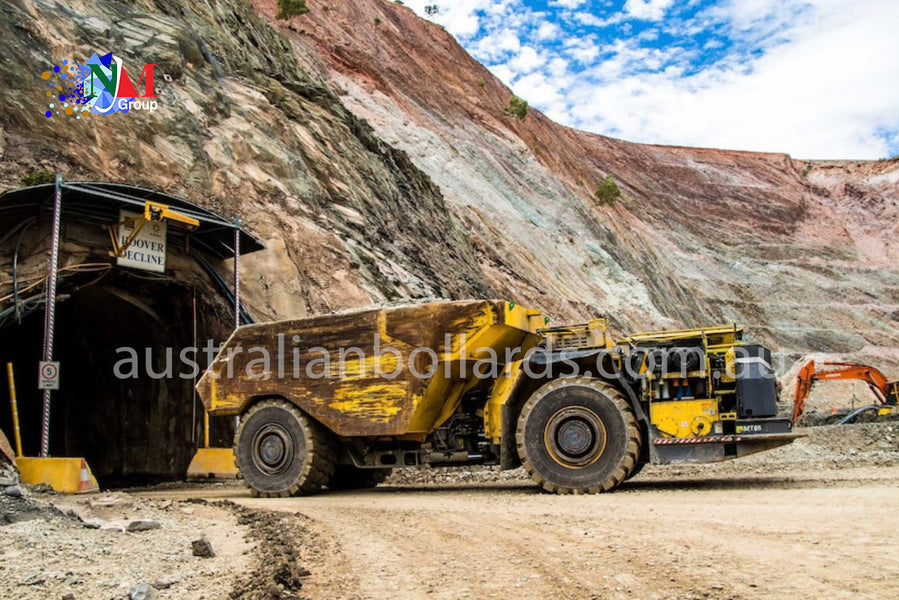 Australian Bollards Protecting the Mines