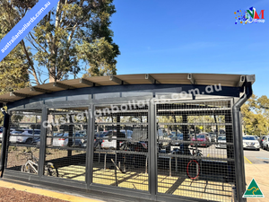 Ned Kelly Pop-Up Bike Shelter