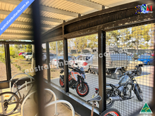 Load image into Gallery viewer, Ned Kelly Pop-Up Bike Shelter

