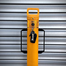 Load image into Gallery viewer, Anti-Ram Raid Access Control Removable Key Lockable Bollard - AB-CDKL90-Y
