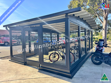 Load image into Gallery viewer, Ned Kelly Pop-Up Bike Shelter
