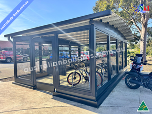 Ned Kelly Pop-Up Bike Shelter