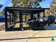 Load image into Gallery viewer, Ned Kelly Pop-Up Bike Shelter
