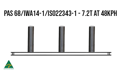 Centurion Gate Keeper Shallow & Surface Mounted HVM PAS 68 IWA14-1 and ISO 22343-1 Sliding Bollard System