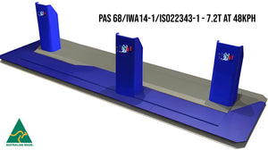 Centurion Shallow and Surface Mounted HVM PAS 68 IWA14-1 and ISO22343-1 Sliding Bollard System