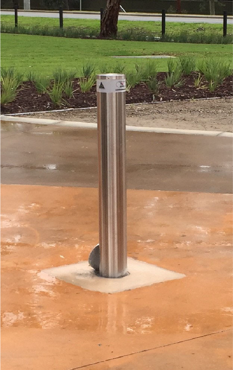 Stainless Steel High Impact Energy  Absorbing Bollard