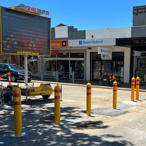 Energy Absorbing Bollard - SA - bollards, fixed bollards, sub-surface mounted bollards - Australian Bollards