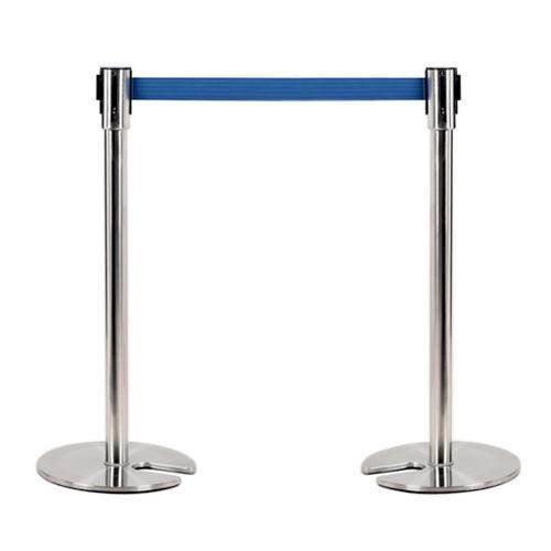 Belt Stanchions - Retractable Belt Railings - crowd control stanchions - Australian Bollards  