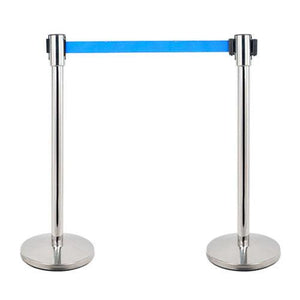 Belt Stanchions - Retractable Belt Railings - crowd control stanchions - Australian Bollards  