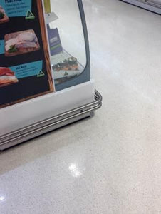 Crash Rails - Supermarket Type - crash rails, stainless steel bump rails - Australian Bollards  
