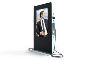 EV-55S-Electric Vehicle Charging Station - Single Sided Screen - electric vehicle charging station - Australian Bollards  