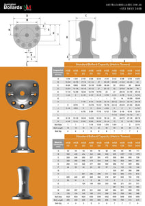 Mooring Bollards - Single Bitt Bollard - mooring bollards - Australian Bollards  