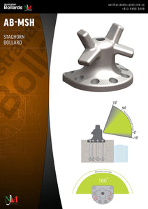 Mooring Bollards - Staghorn Bitt Bollard - mooring bollards - Australian Bollards  