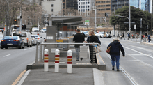 Load image into Gallery viewer, Omni Stop - Energy Absorbing Bollard - bollards, fixed bollards, sub-surface mounted bollards - Australian Bollards  
