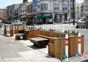 Pop Up Street Furniture - streetscape bollards, VBIED bollards - Australian Bollards  