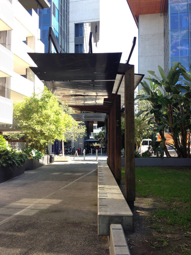 Public Canopies - custom made, street furniture - Australian Bollards  