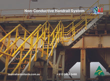 Load image into Gallery viewer, RailX Non-Conductive Rail System - custom made, handrails - Australian Bollards  

