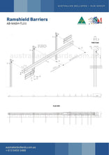 Load image into Gallery viewer, Ramshield Barrier - Australian Bollards - barriers, W-Beam system by Armco Railing - Australian Bollards  
