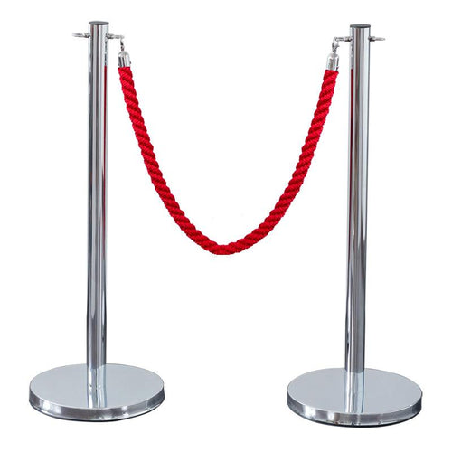 Rope Stanchions - Lanyard Railings - crowd control stanchions - Australian Bollards  