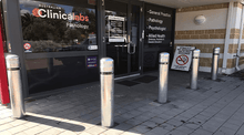 Load image into Gallery viewer, Shopfront Protection- Energy Absorbing Bollard - bollards, fixed bollards, sub-surface mounted bollards - Australian Bollards  
