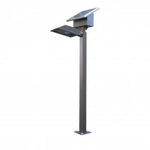 Solar Street Light - Rectangular Head - led bollards, solar bollards, solar garden lights - Australian Bollards  